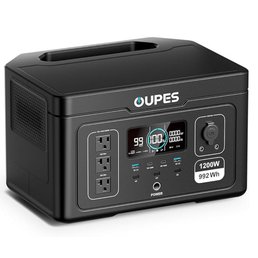 Oupes 1200W Exodus 1200 Portable Power Station Solar Generator