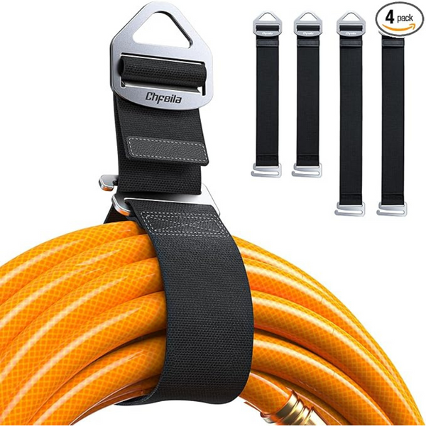 4-Pack One Hand Operation Adjustable Cable Strap