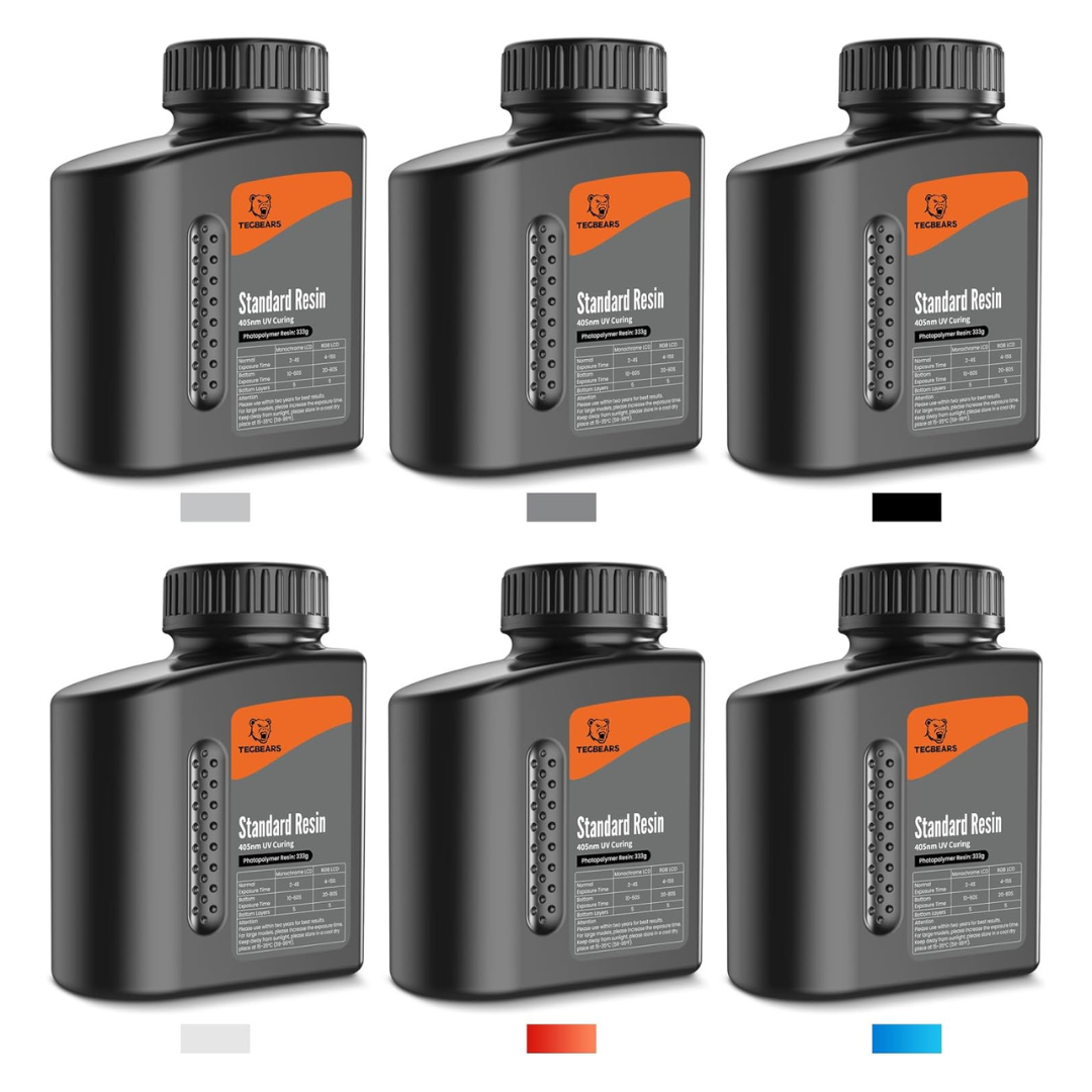 6-Count UV Curing Standard 405nm Fast 3D Printing Liquid Resin