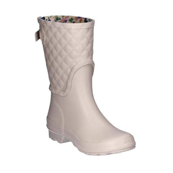 Time And Tru Women's Quilted Rain Boots With Buckle