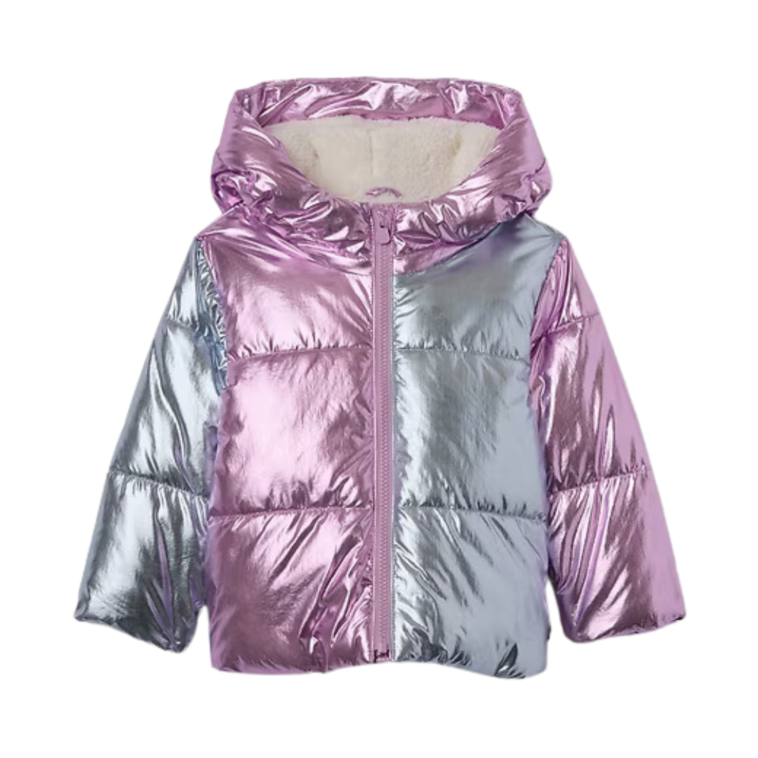 babyGap ColdControl Max Shine Sherpa Puffer Jacket