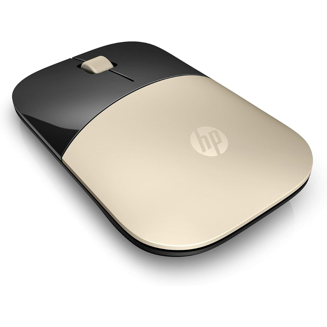 HP Z3700 2.4GHz Wireless USB Mouse (Gold)