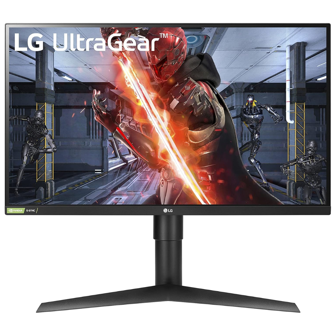 LG Ultragear 27GL83A-B 27" WQHD 144Hz 1ms HDR IPS Freesync and G-SYNC Compatible Gaming Monitor