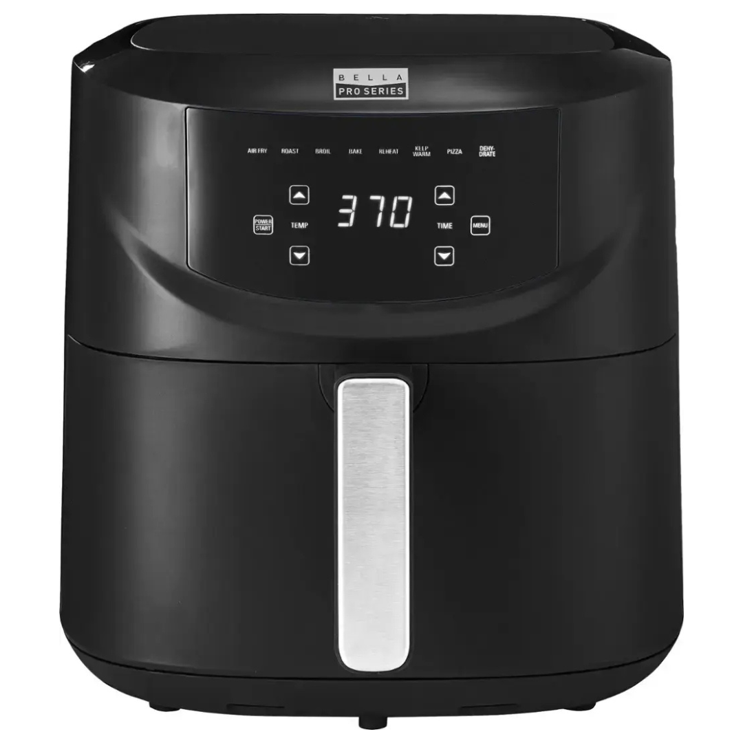 Bella Pro 8-qt. Touchscreen Air Fryer with Divided Basket