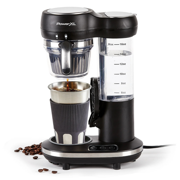 16oz PowerXL Grind and Go Plus Automatic Single-Serve Coffee Machine