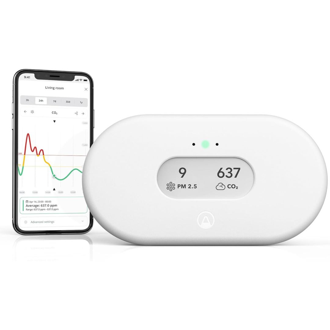 Airthings 2960 View Plus Battery Powered Radon & Air Quality Monitor