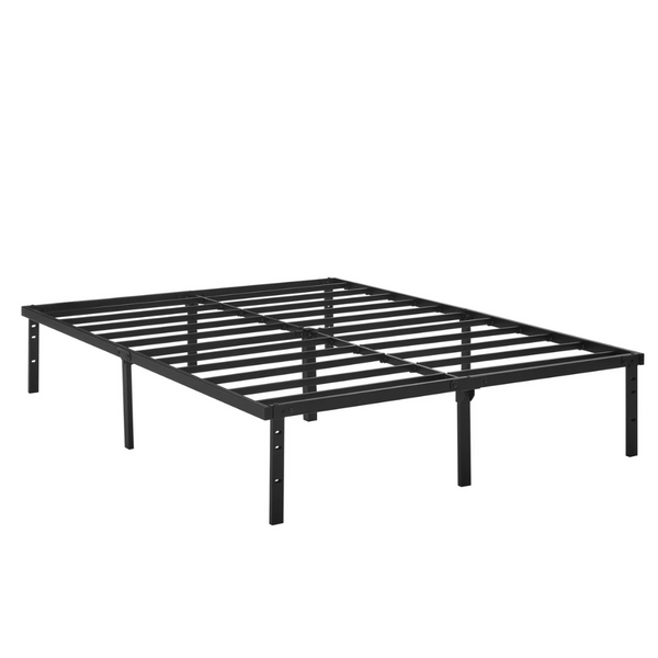 Mainstays 14" Heavy Duty Steel Slat Queen Platform Bed Frame