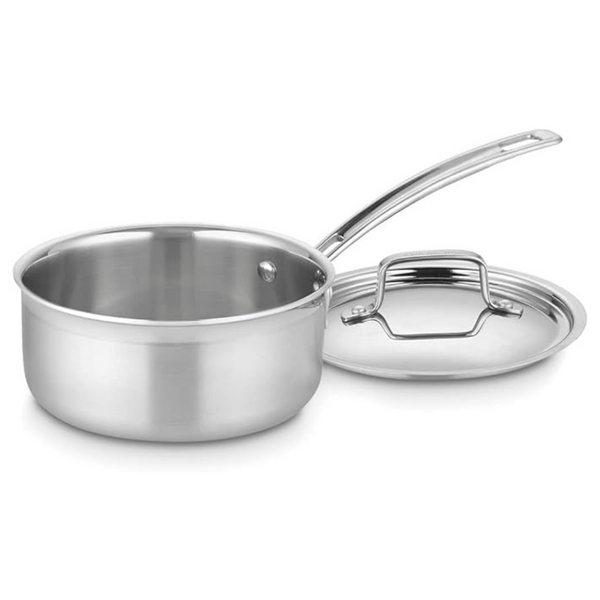 2-Pack Cuisinart 1.5 Quart Multiclad Pro Triple Ply Saucepan