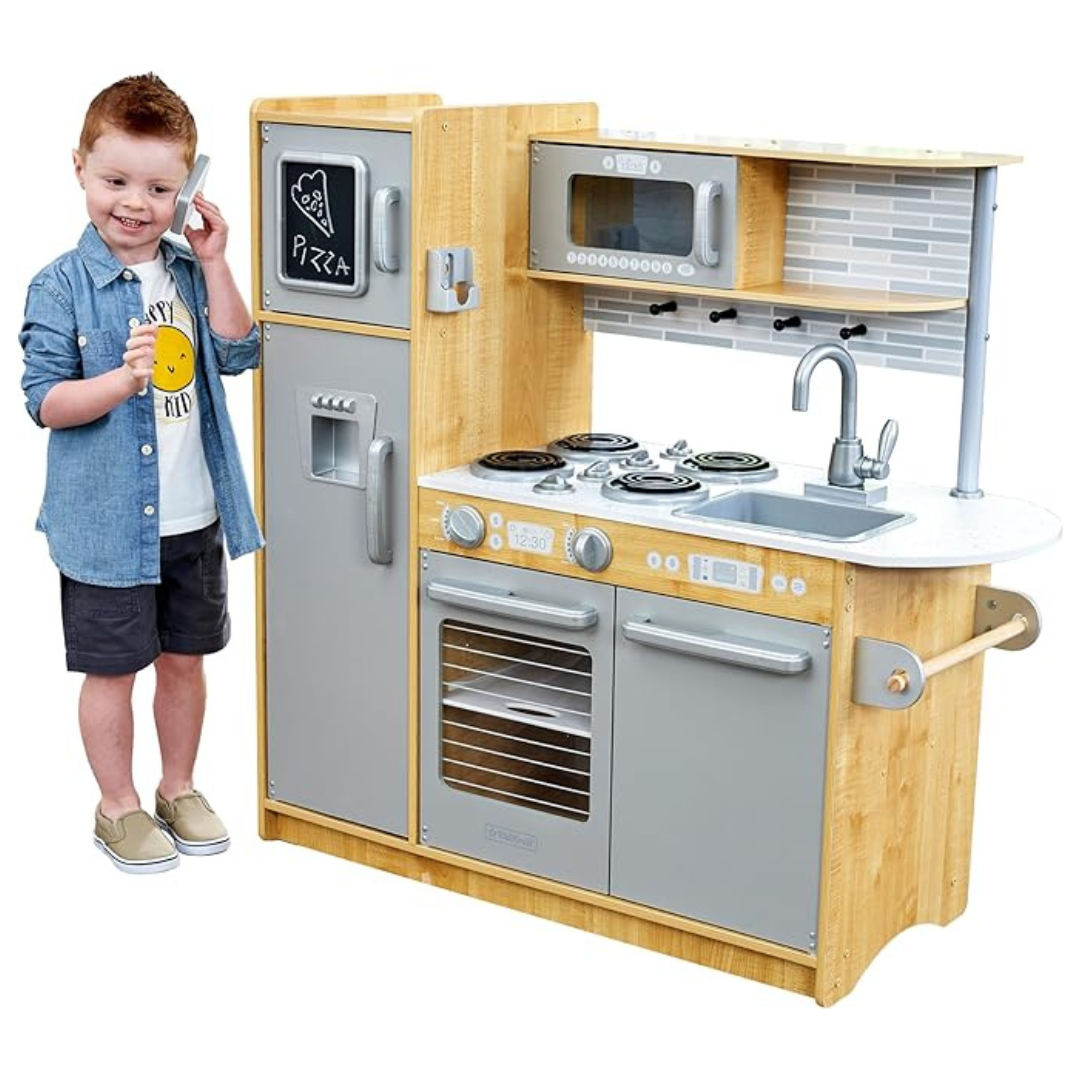 KidKraft Uptown Natural Wooden Play Kitchen