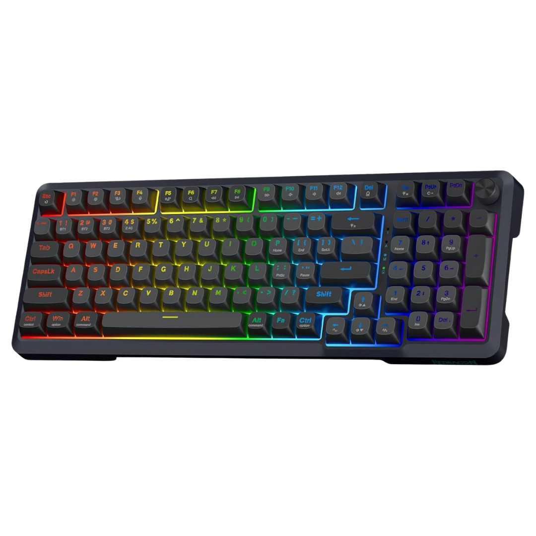 Redragon Wireless Mechanical 3 Mode Gasket RGB Gaming Keyboard