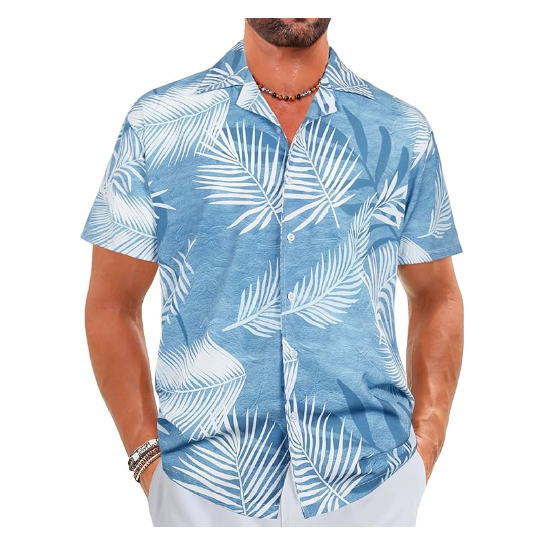 Men's Casual Quick Dry Tropical Aloha Shirts