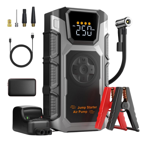 Q2 3500A Portable Car Jump Starter & 150PSI Air Compressor