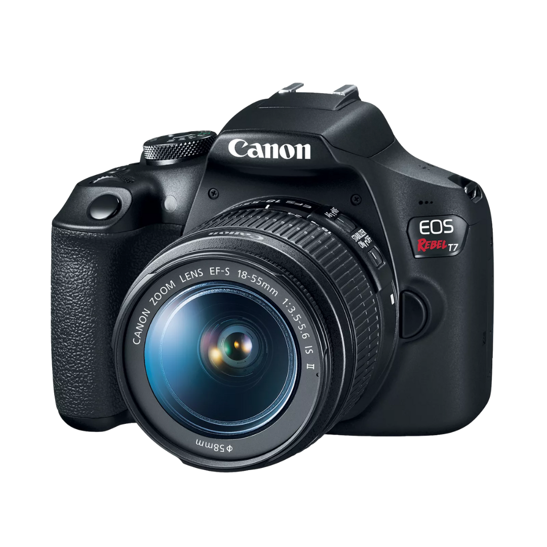 Canon EOS Rebel T7 24.1MP 4K DSLR Camera W/18-55mm Lens [Refurbished]