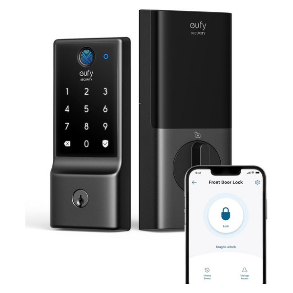 eufy Security C220 WiFi Smart Fingerprint Keyless Entry Door Lock