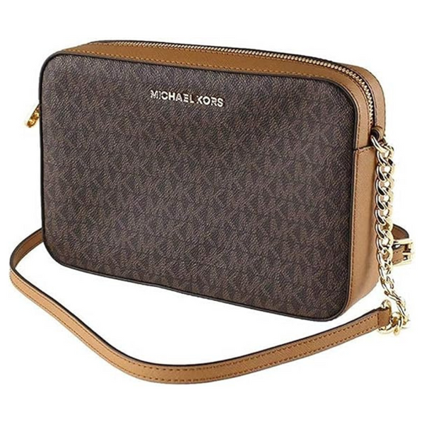 Michael Kors Leather Crossbody (Brown)