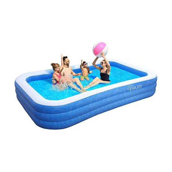 EVAJOY 118'' x 72'' x 20'' Above Ground Inflatable Pool