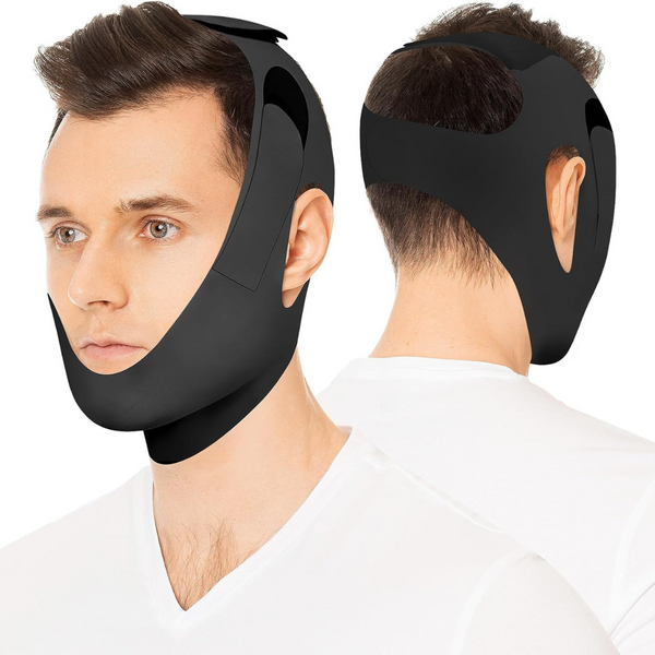 Comfortable Anti Snore Chin Strap with Adjustable Velcro