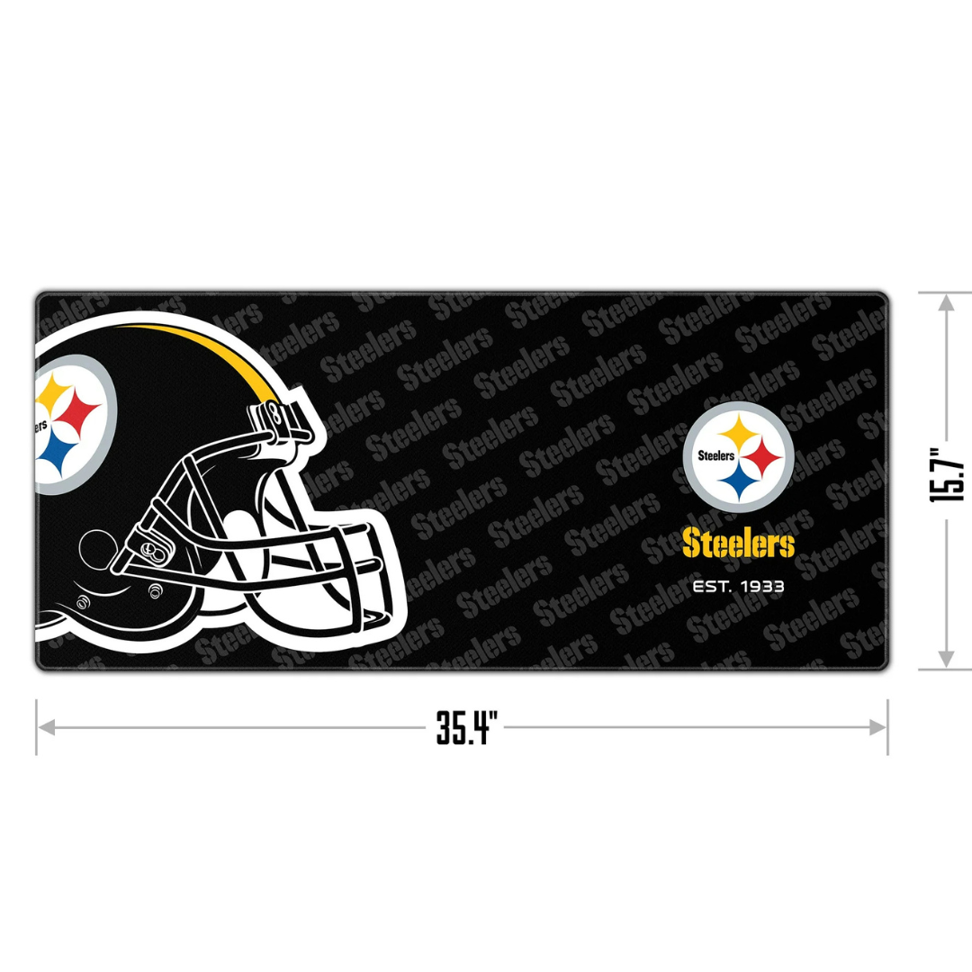 YouTheFan NFL Pittsburgh Steelers Logo Series Desk Pad