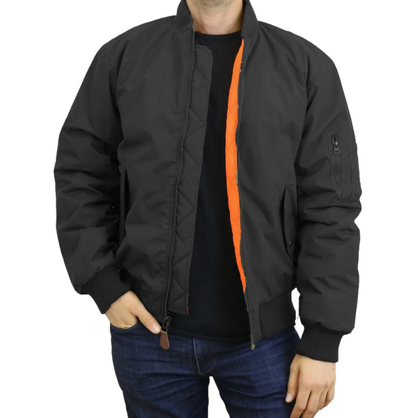 Men's Heavy Weight MA-1 Flight Bomber Jacket