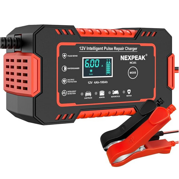 Nexpeak 12V 6A Smart Car Battery Charger