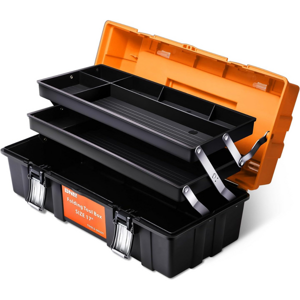 Dna Motoring 3-Layer Lockable Tool Box (TOOLS-00505)