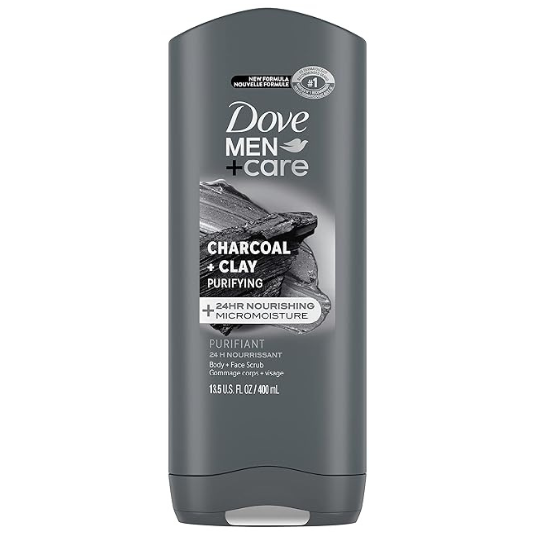 DOVE MEN+CARE 13.5 Oz Purifying Charcoal & Clay Body Wash