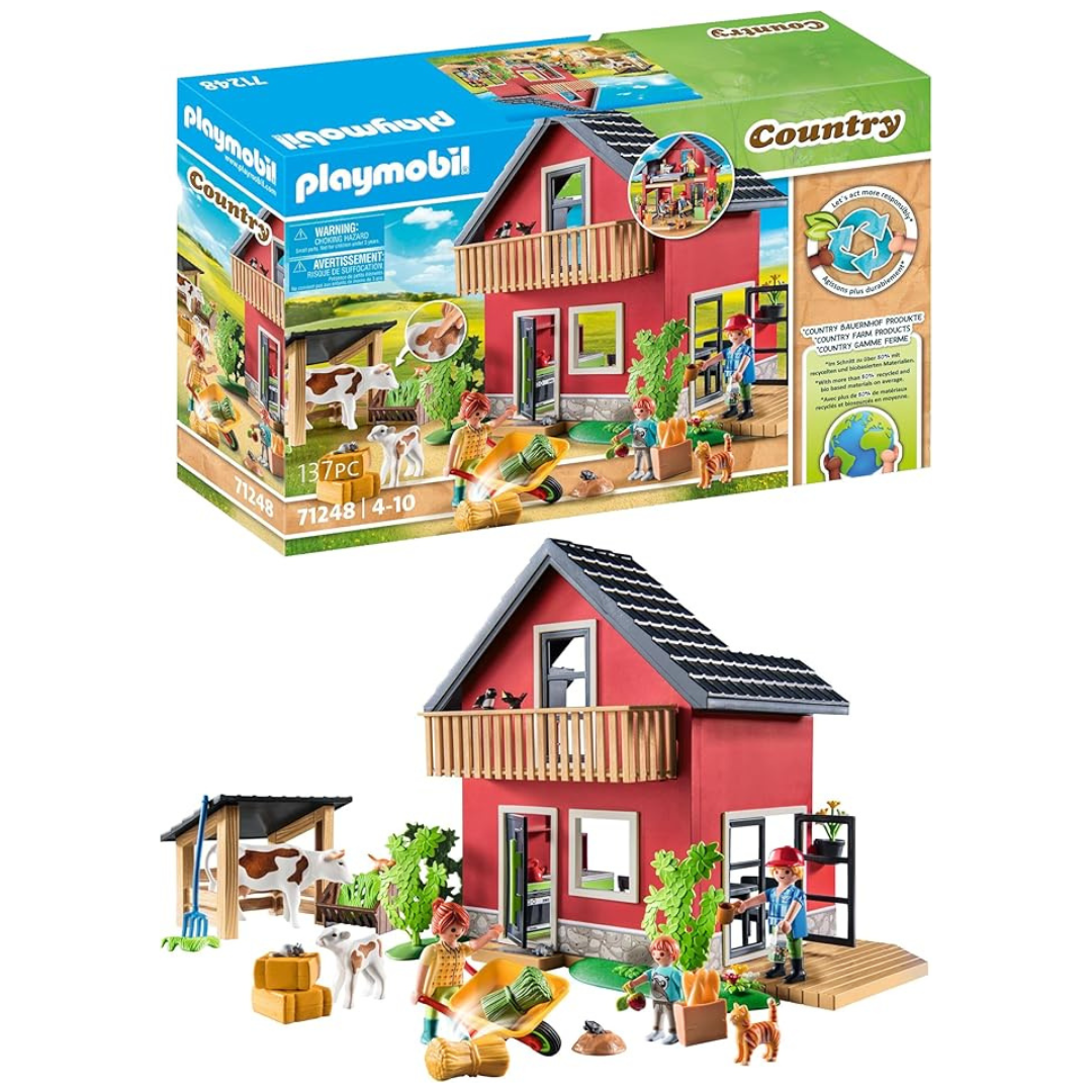 Playmobil Farmhouse With Outdoor Area