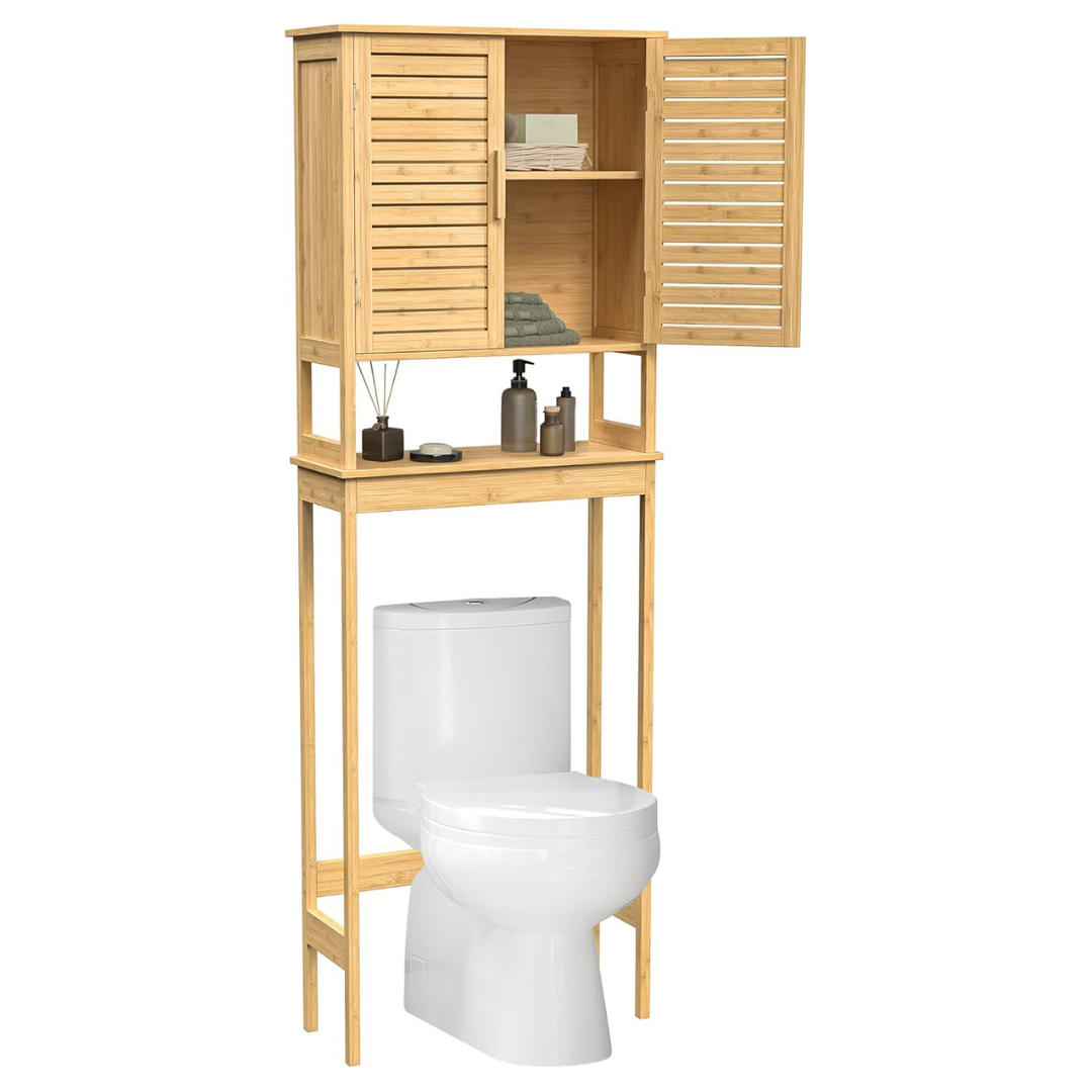 Songmics Over The Toilet Storage Bathroom Cabinet