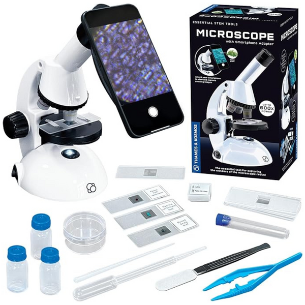 Thames & Kosmos Entry-Level Microscope With 45 Accessories & Smartphone Adapter