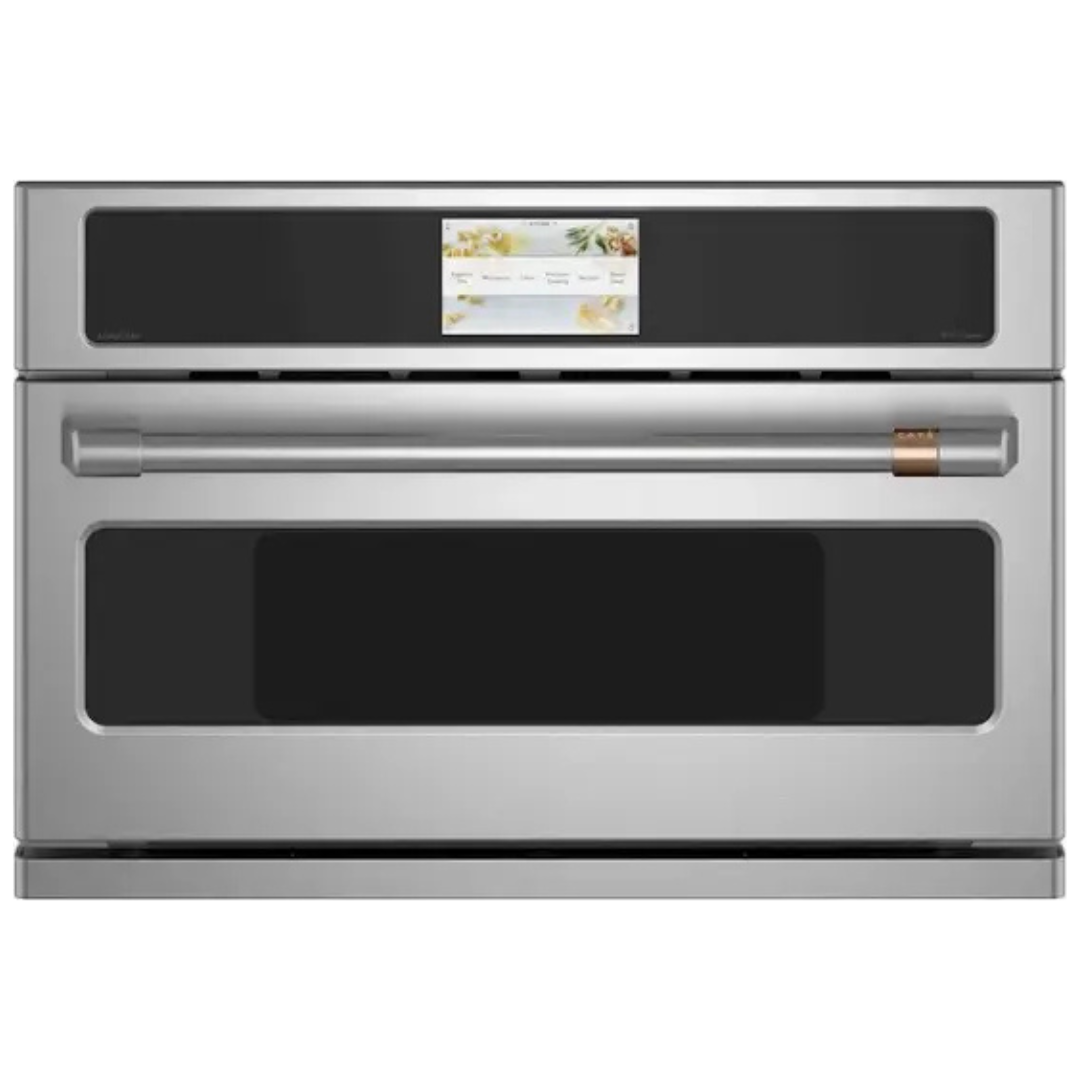 Cafe 30" Built-In Single Electric Convection Wall Oven With 120V Advantium Technology