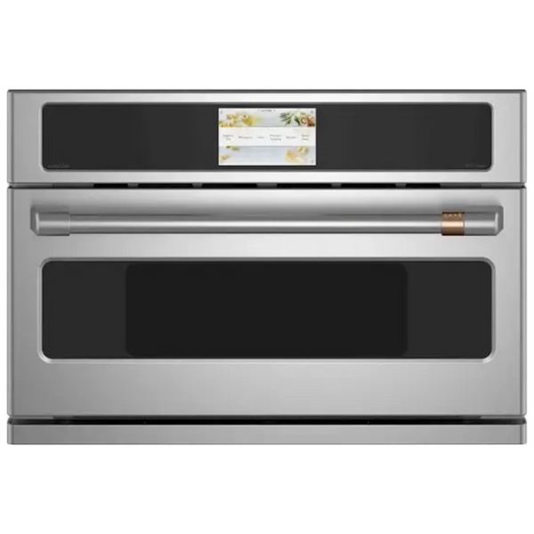 Cafe 30" Built-In Single Electric Convection Wall Oven With 120V Advantium Technology