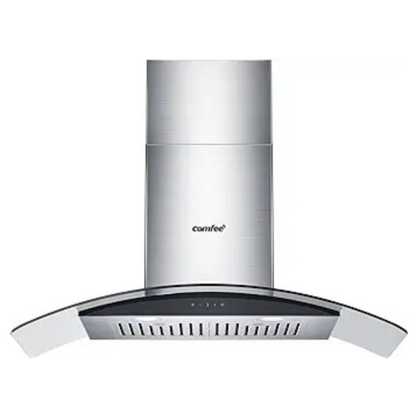 Comfee 450 CFM 36" Stainless Steel Curved Glass Range Hood