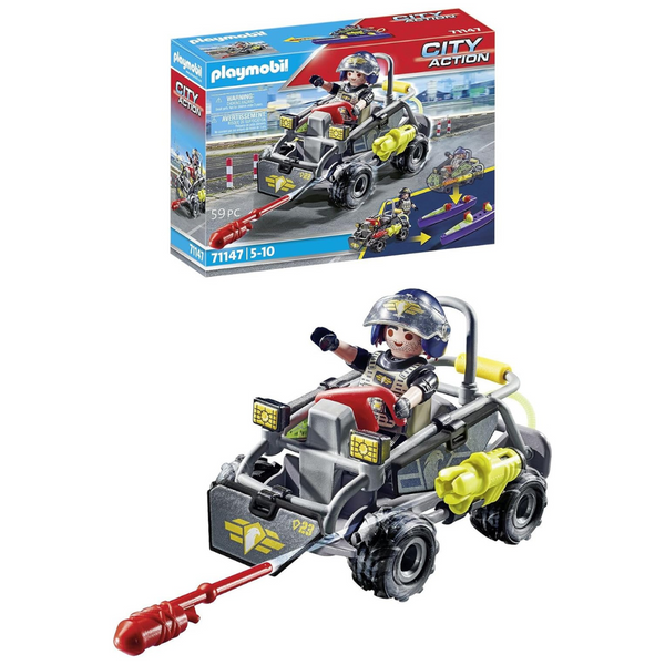 Playmobil Tactical Police All Terrain Quad