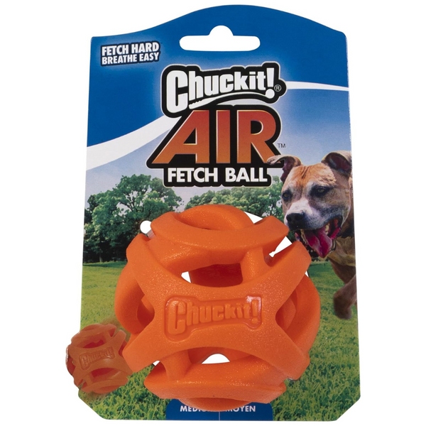 2-Pack Chuckit Air Fetch Ball Dog Toy, Medium (2.5 Inch Diameter)