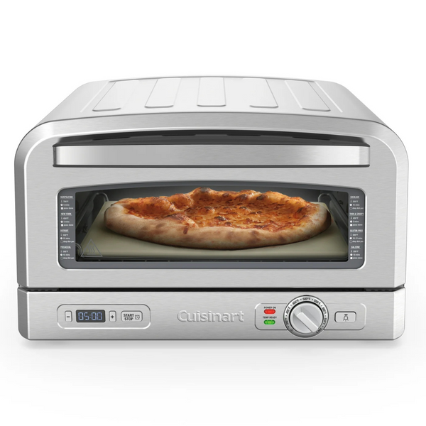 Cuisinart 0.6 Cu Ft Indoor Portable Countertop Stainless Steel Pizza Oven