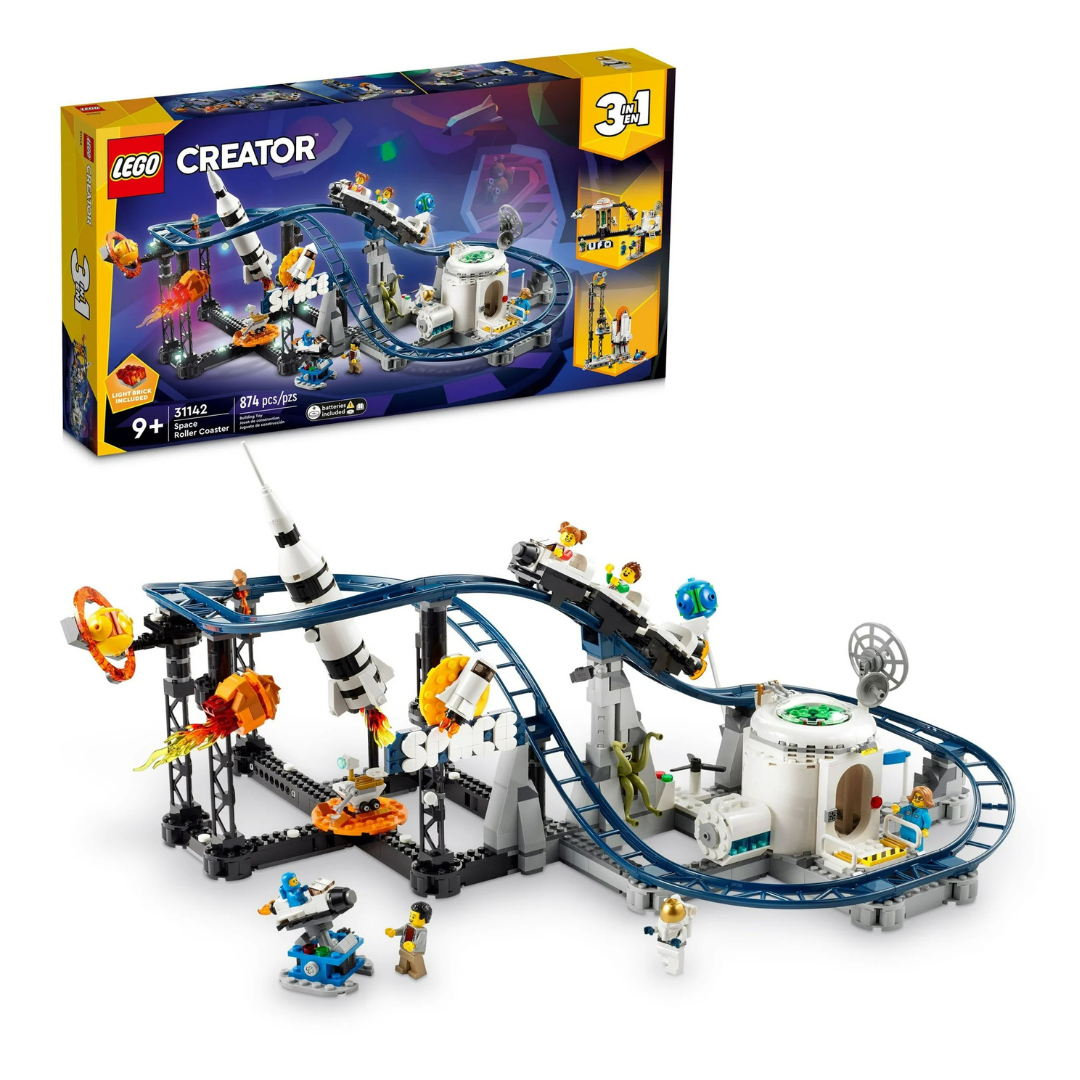 LEGO Creator 3-In-1 Space Roller Coaster Toy Action Building Set (31142)