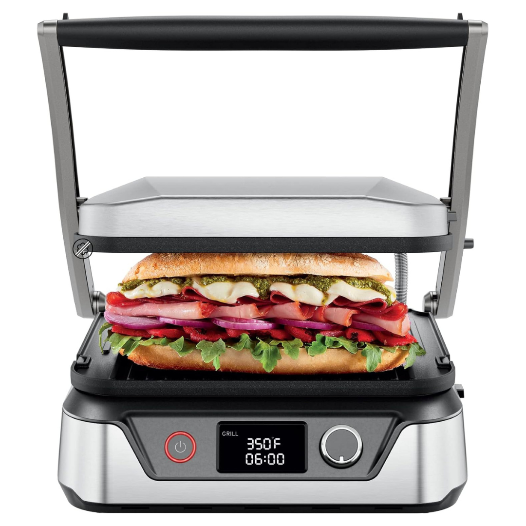 Chefman 1500 W 5-in-1 Sandwich Maker And Griddle Grill Combo