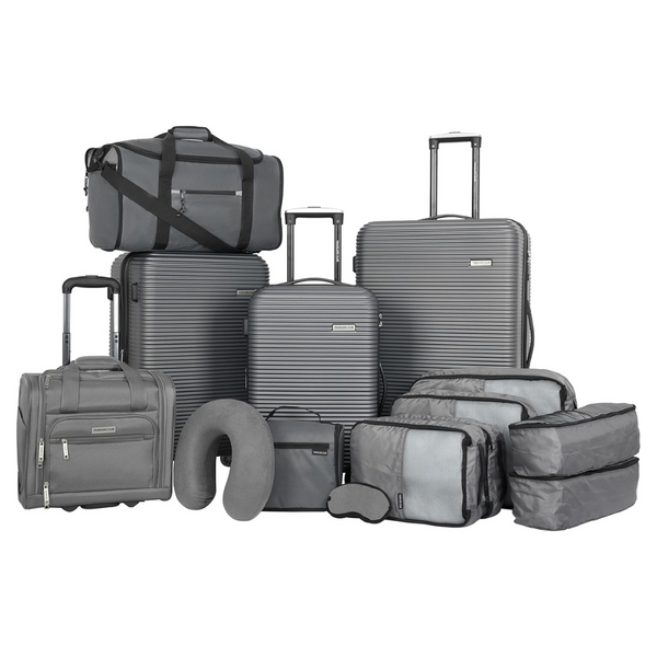 14-Piece Travelers Club Riddock Luggage & Travel Accessories