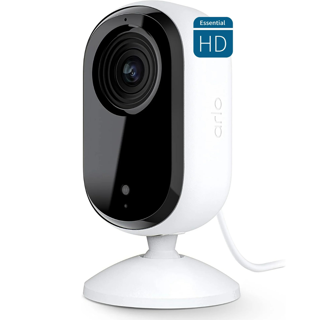 Arlo Essential Indoor Wired 1080p Security HD Camera (White)