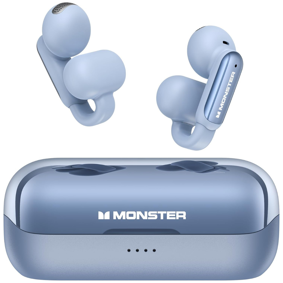 Monster Comfortable Clip-On Bluetooth Earbuds