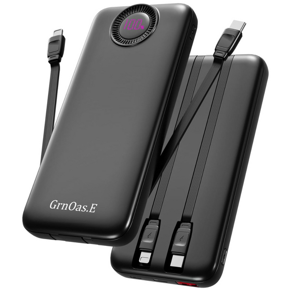 GrnOas.E 10000mAh 22.5W Max Portable Charger Power Bank