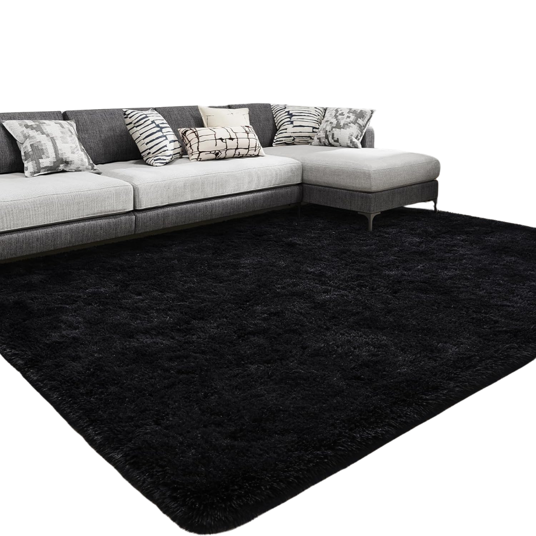 Fluffy Furry Shaggy Super Soft And Comfy Area Rug (4' x 6')