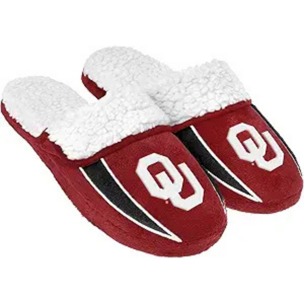 Foco Men's NFL Team Logo Sherpa Slide Slippers