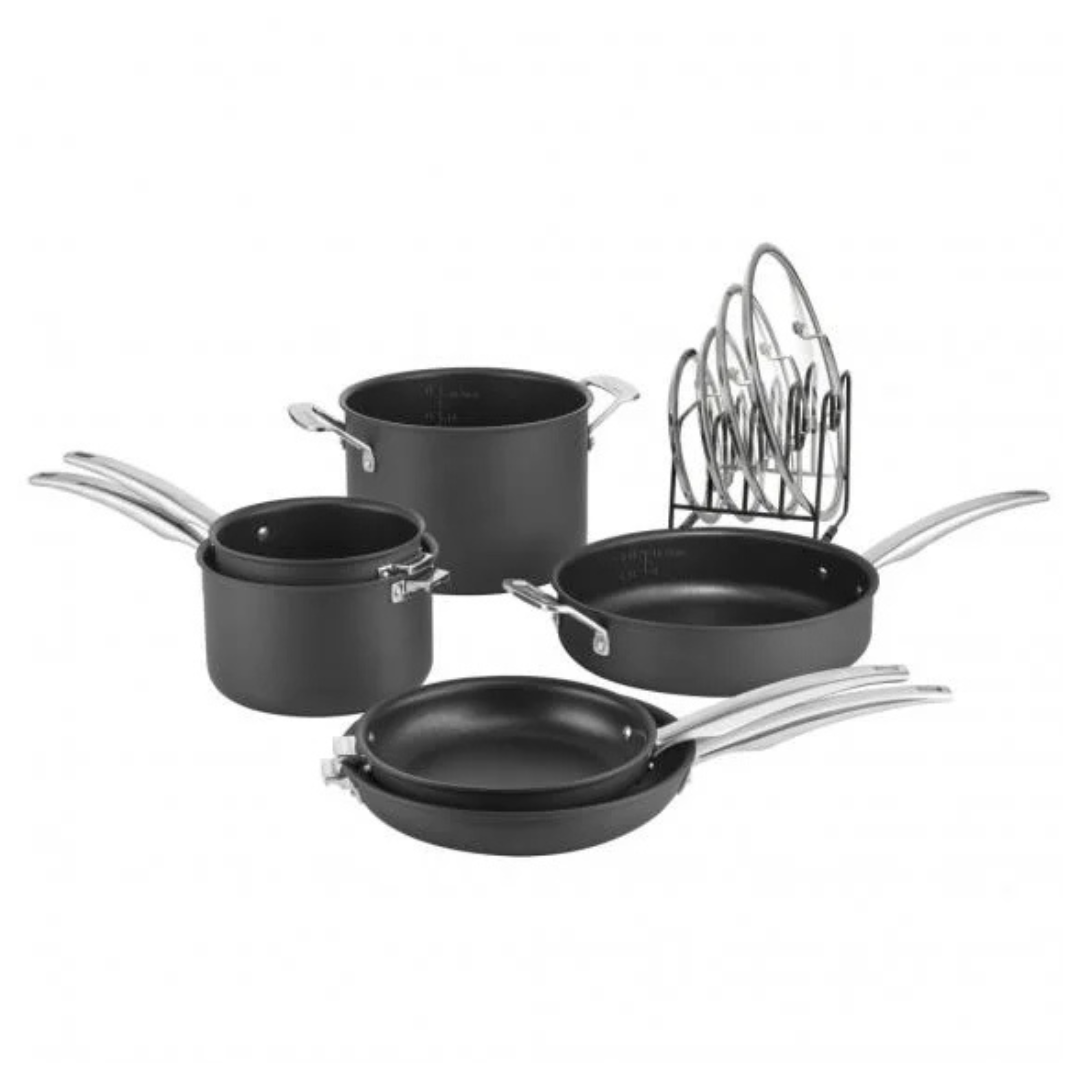 11-Piece Cuisinart N61-11 Nonstick Hard-Anodized Nesting Cookware Set