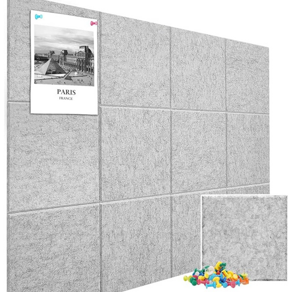 12-Pack 48" x 36" Large Bulletin Board