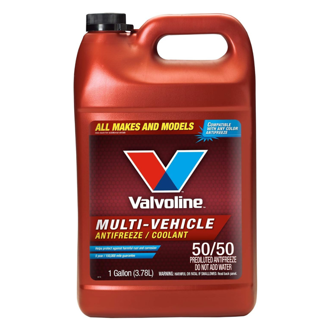 Valvoline Multi-Vehicle 50/50 Prediluted Ready-To-Use Antifreeze/Coolant, 1 GA