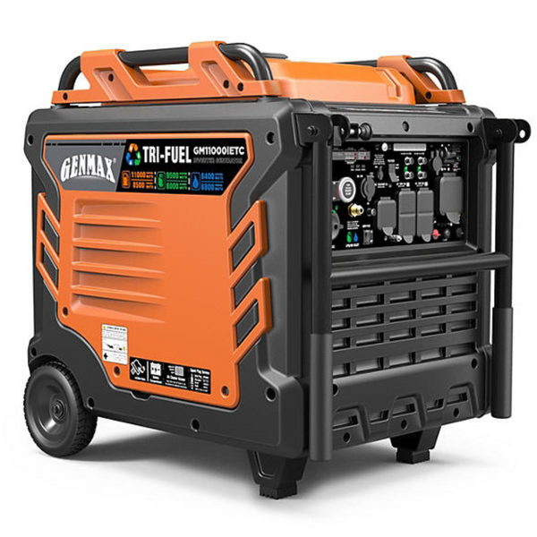 Genmax 11000-Watt Tri-Fuel Remote Start Portable Inverter Generator