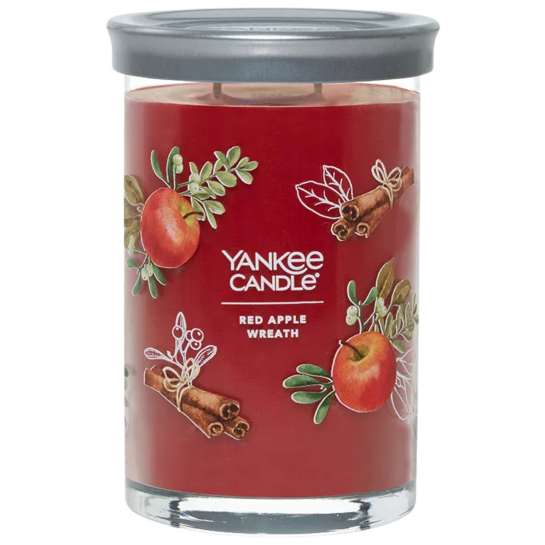 Yankee Candle 20-Oz. Red Apple Wreath Signature Large Candle Jar