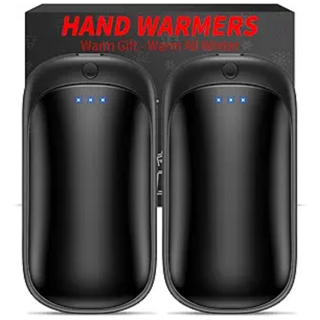 2-Pack Portable Electric Rechargeable Reusable Hand Warmers