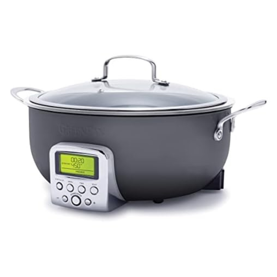 GreenPan Elite Essential Smart Electric 6QT Skillet Pot